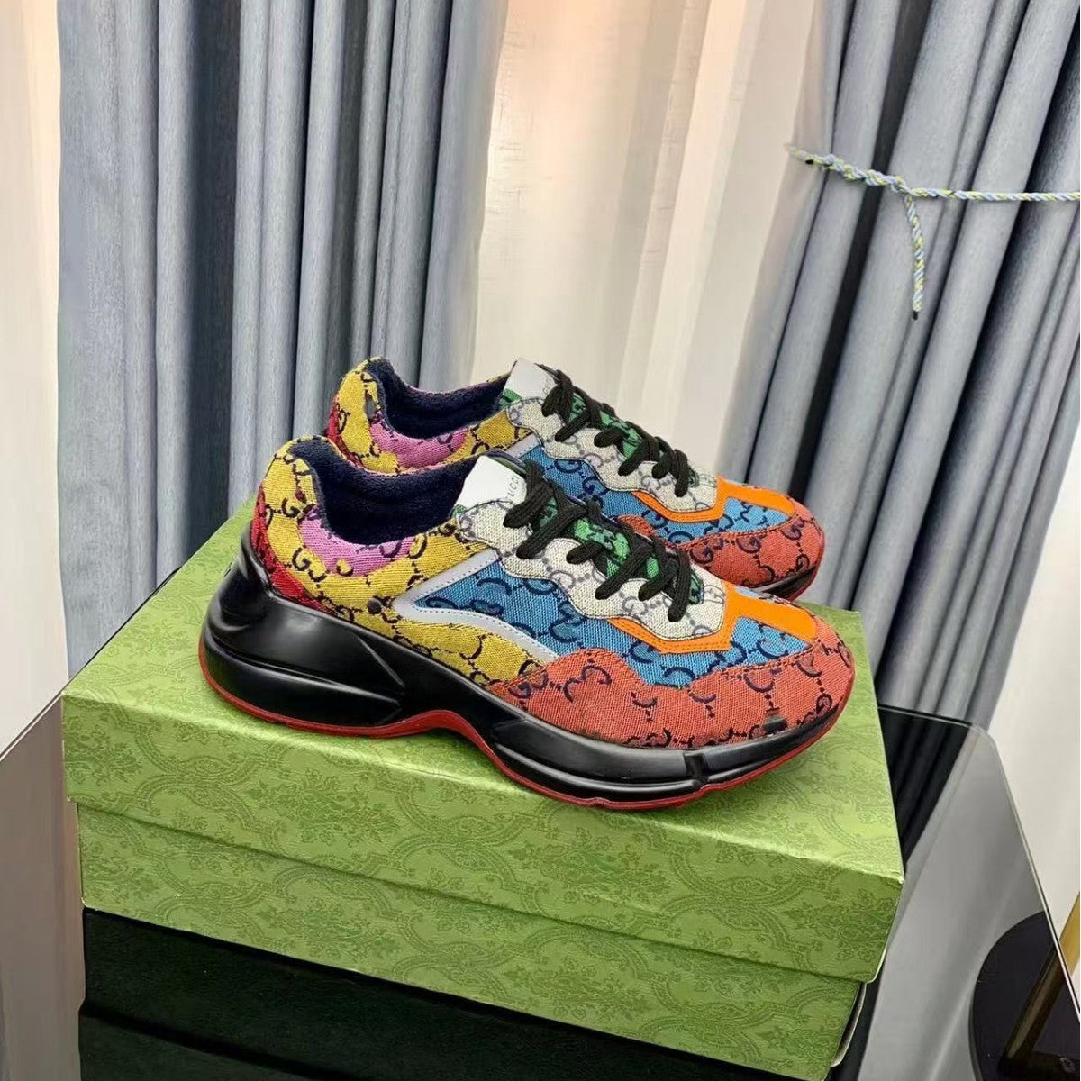 Women's Authentic Clunky Platform Height Increasing Retro Women's Shoes