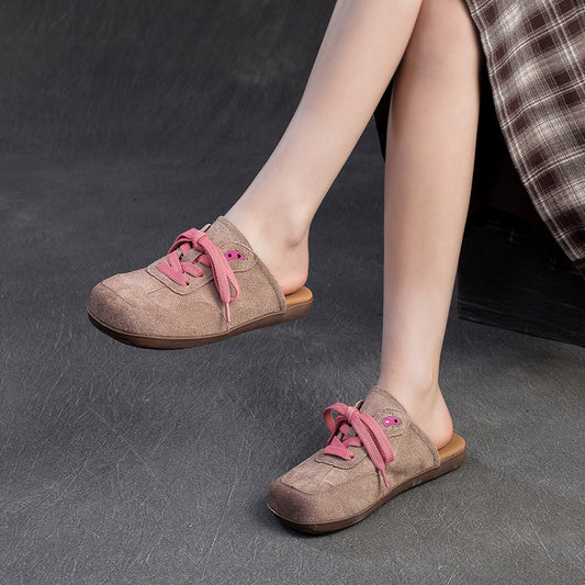 Women's & Men's Retro Flat Bottom Closed Toe Outdoor Sandals