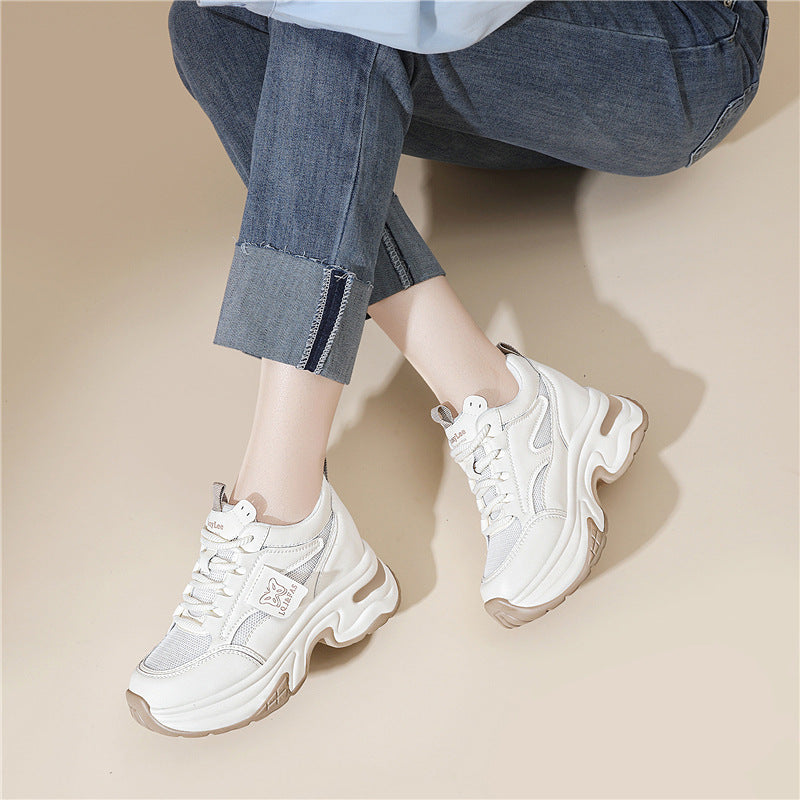 Women's Inner Height Increase Dad Small Jogging Sneakers