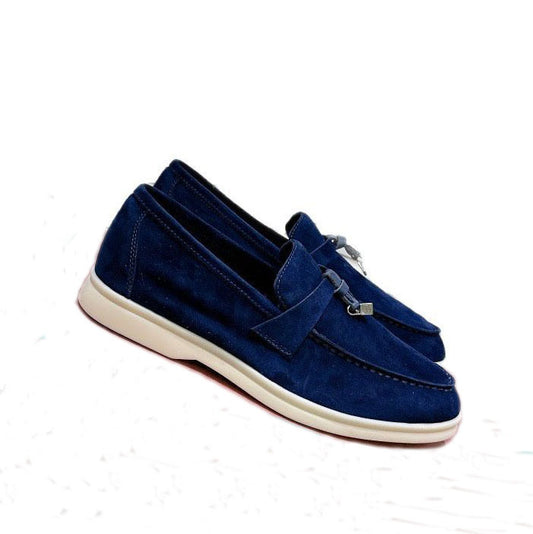 Women's & Men's Deerskin Lazy Size Flat Driving Comfortable Slip-on Loafers