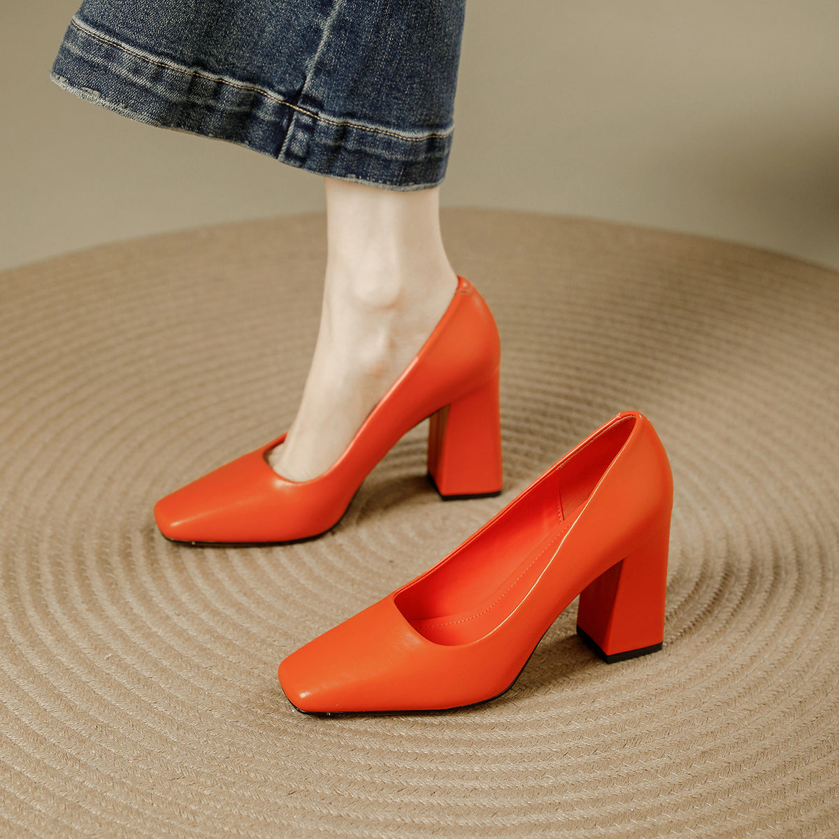 Women's High Elegant Soft Chunky Not Tired Women's Fashion Shoes