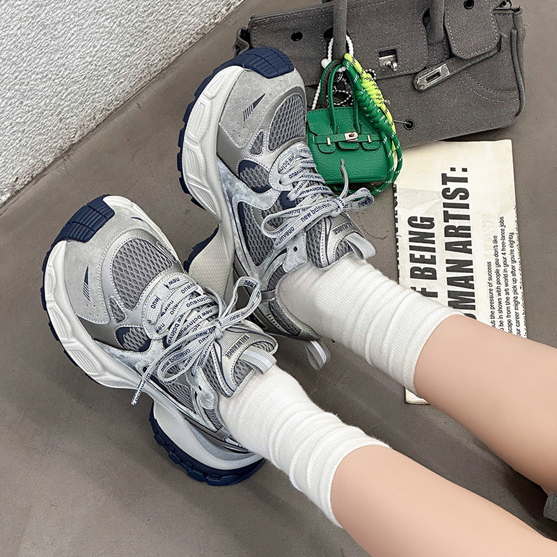 Women's Small Monster Height Increasing Insole Dad Autumn Women's Sports Shoes