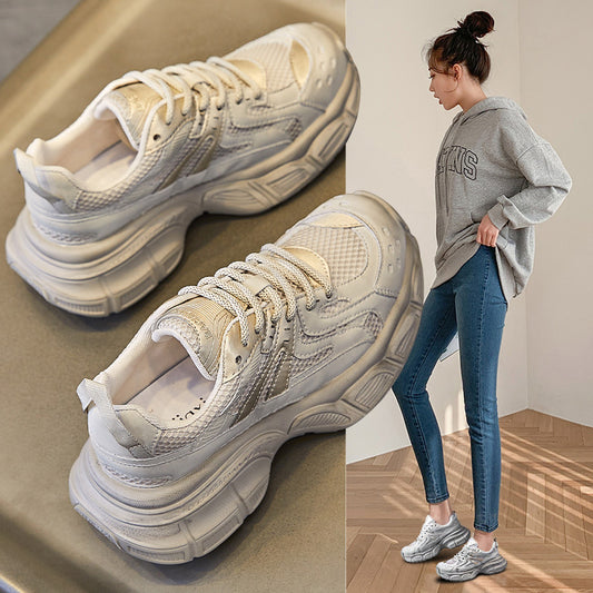 Women's Sier Dad Korean Sports Height Increasing Sneakers