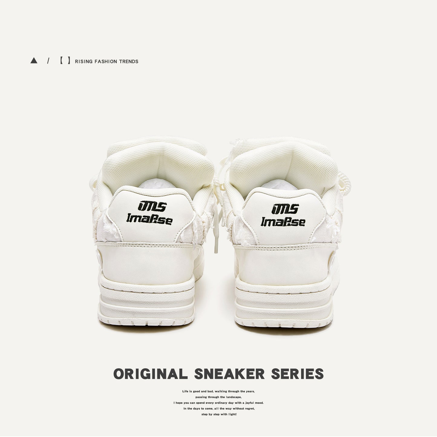 Women's & Men's Aesthetic Series National Fashion White Trendy Women's Shoes