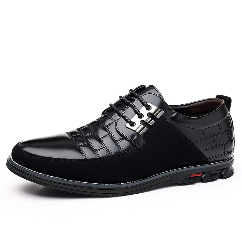 Men's Round Toe Pumps Front Flat Leisure Casual Shoes