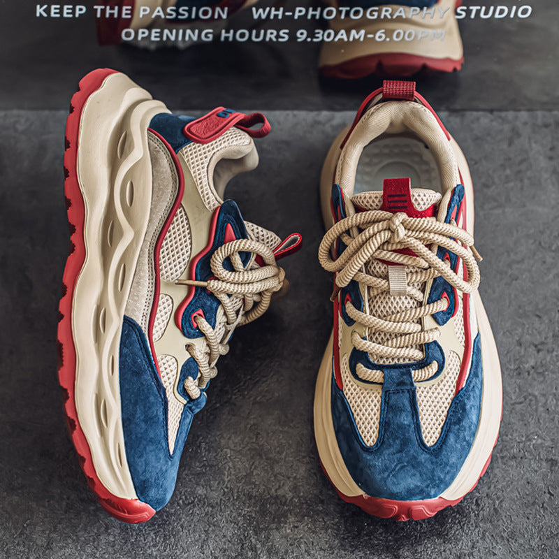 Men's Oversized Thick Warm Widened Fattened Sports Dad Wide Last Men's Shoes