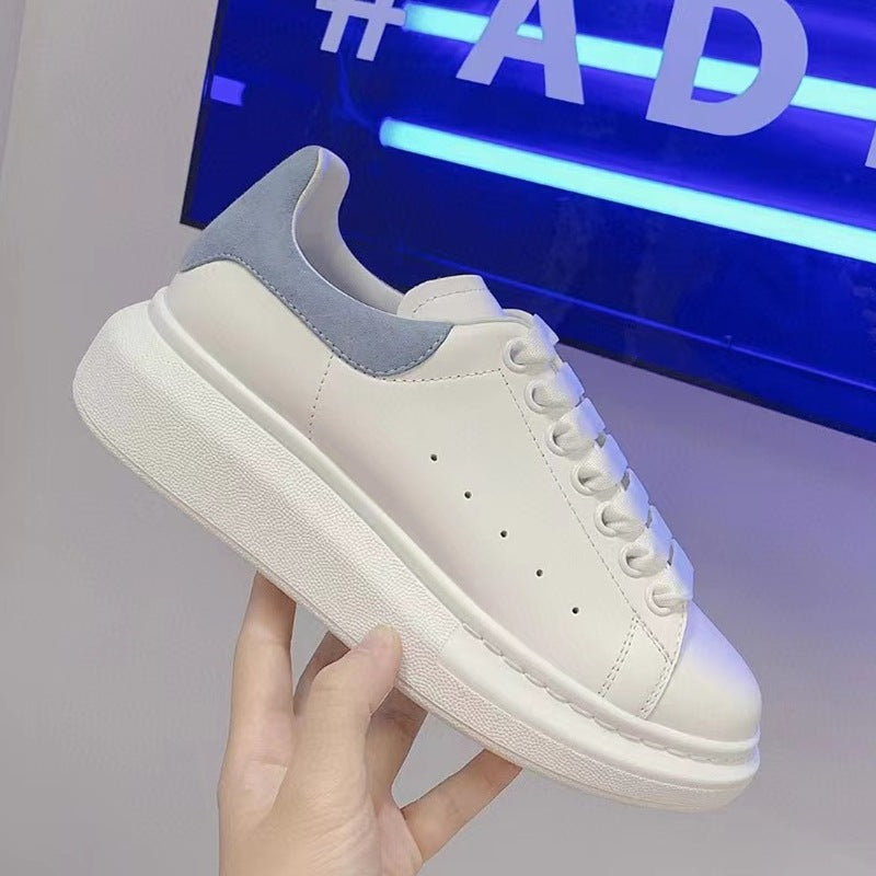Women's & Men's High-grade White Platform Height Increasing Insole Versatile Board Women's Sports Shoes