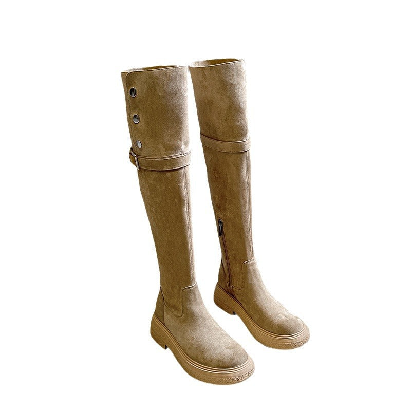 Women's Over The Knee Knight Thick Bottom Boots