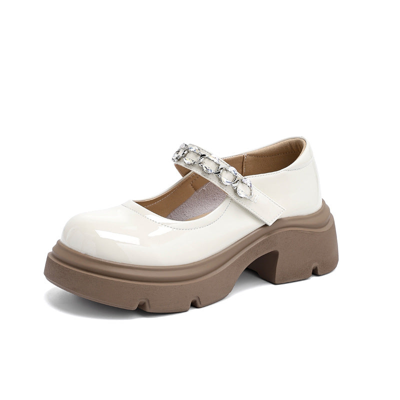 Women's Jane Spring Round Toe Shallow Mouth Women's Casual Shoes