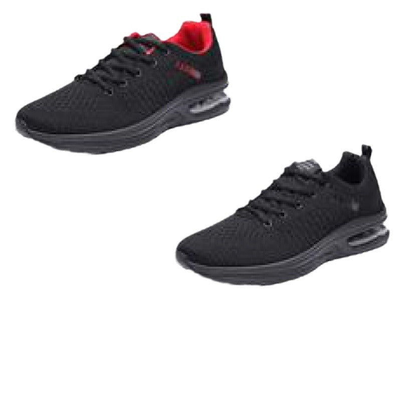 Men's Cushion Flying Woven Plus Size Mesh Sneakers