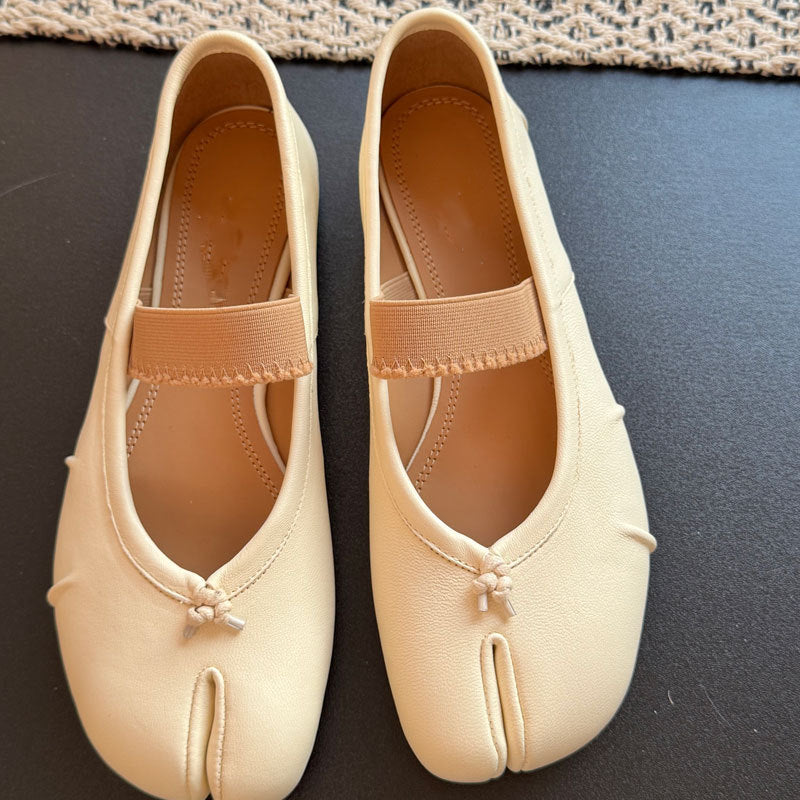 Women's Mid Tabi High Pumps Full Shallow Heels