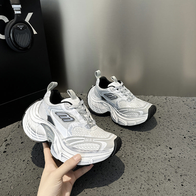 Women's Spring Paris Dad Height Increasing Platform Color Women's Sports Shoes