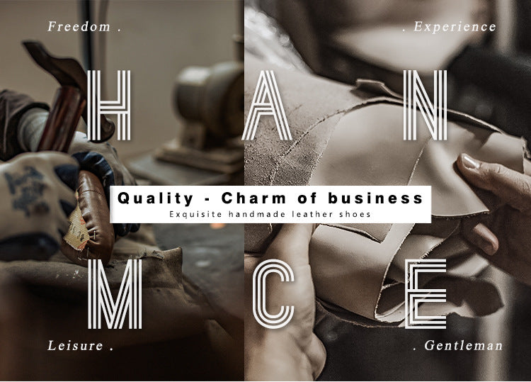 Men's Full Comparable To Cordovan Business Derby Casual Shoes