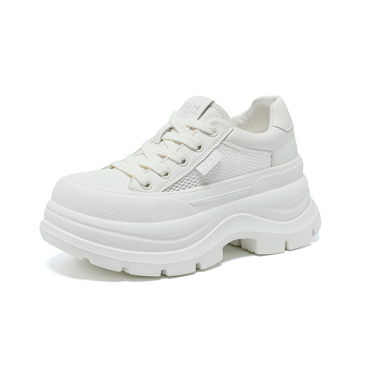 Women's Small Platform White Summer Fashion British Style Women's Casual Shoes