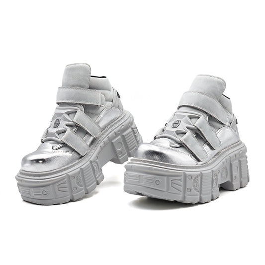 Women's & Men's Platform Punk Dad Height Increasing Muffin Tank Men's Shoes