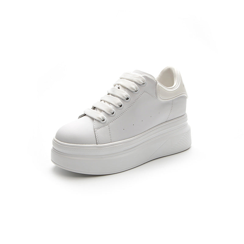 Women's Height Increasing Insole Mcqueen White Autumn Women's Casual Shoes