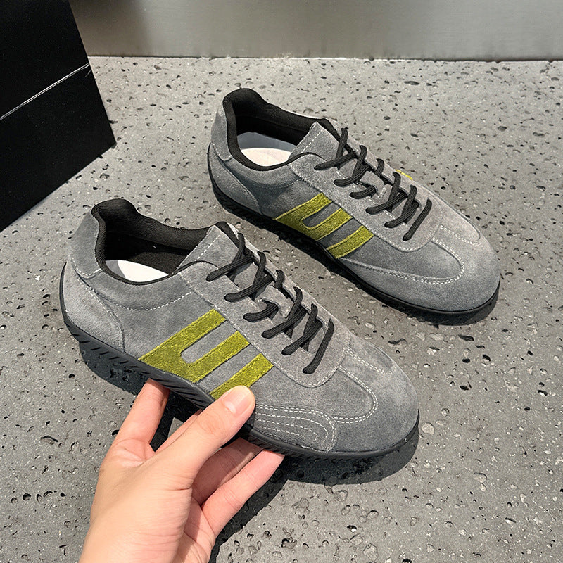 Women's German Training Breathable Round Toe Flat Casual Shoes