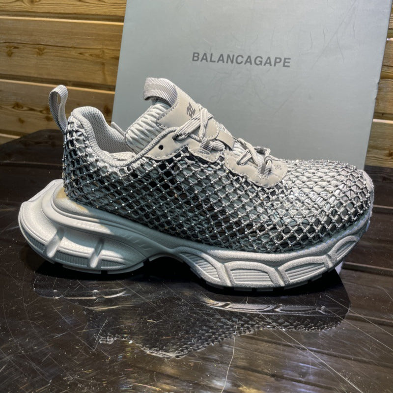Women's & Men's Old Thick Bottom Height Increasing Sports Casual Shoes
