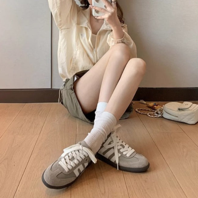 Women's Lightweight For Summer Outer Wear Thick-soled German Training Sneakers