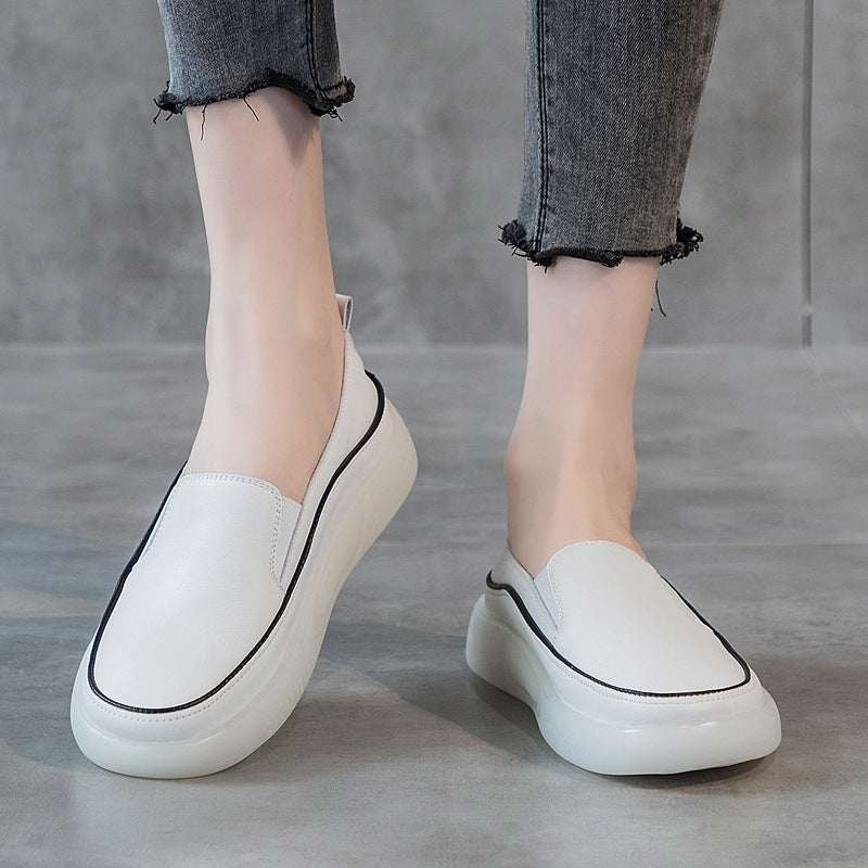 Women's Thick-soled Leisure Muffin Soft Bottom Large Size Women's Casual Shoes