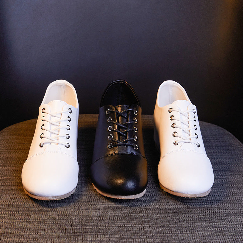 Women's Elevator Small Height Increasing Leisure White Round Toe Women's Casual Shoes
