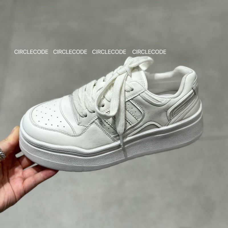 Classy Ni Thick Bottom Bread Skateboard Women's Casual Shoes