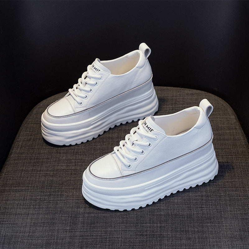 Women's & Men's Autumn Waterproof Platform Height Increasing Insole Casual Shoes