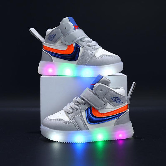 Children's Lights Boy Board Luminescent Lamp Kid's Sneakers