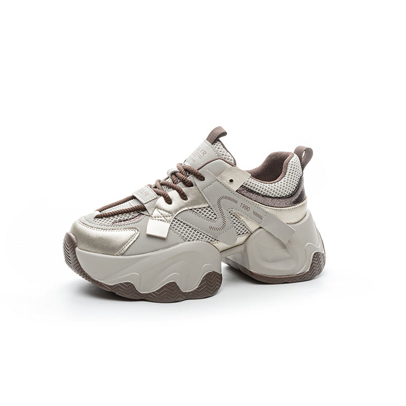 Women's Dad Trendy College Style Sports Platform Casual Shoes