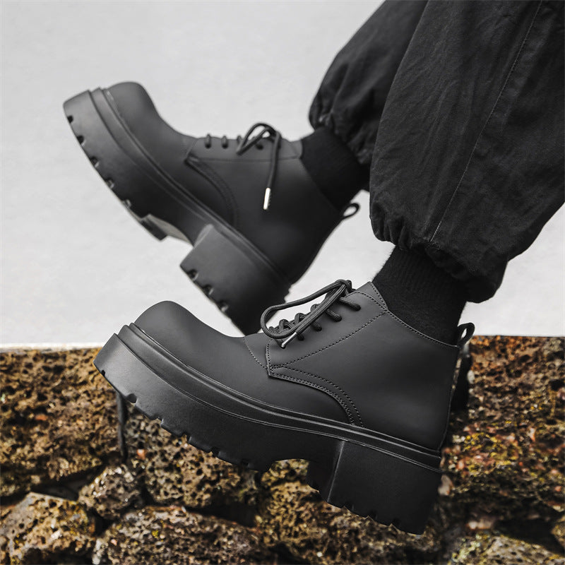 Men's Style Thick Bottom Short Martin Trendy Boots