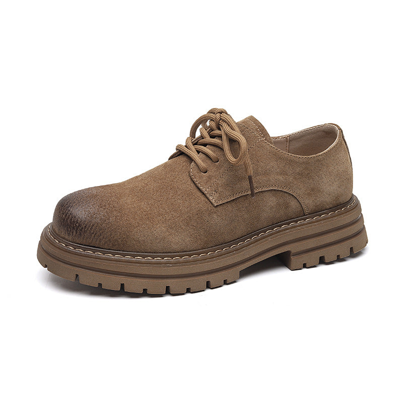 Men's Retro Big Toe Increased Martin Leather Shoes
