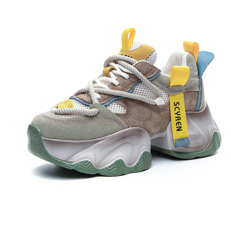 Fashion Style Platform Dad Female Height Increasing Women's Casual Shoes