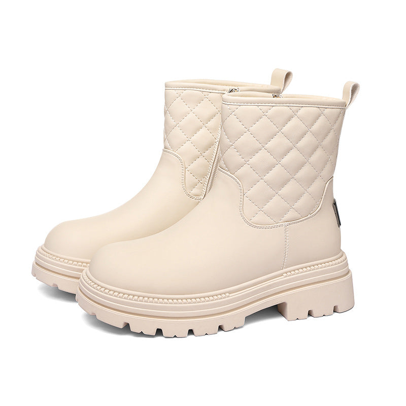 Women's Fashion Fleece-lined Thickened Warm Thick Bottom Women's Shoes