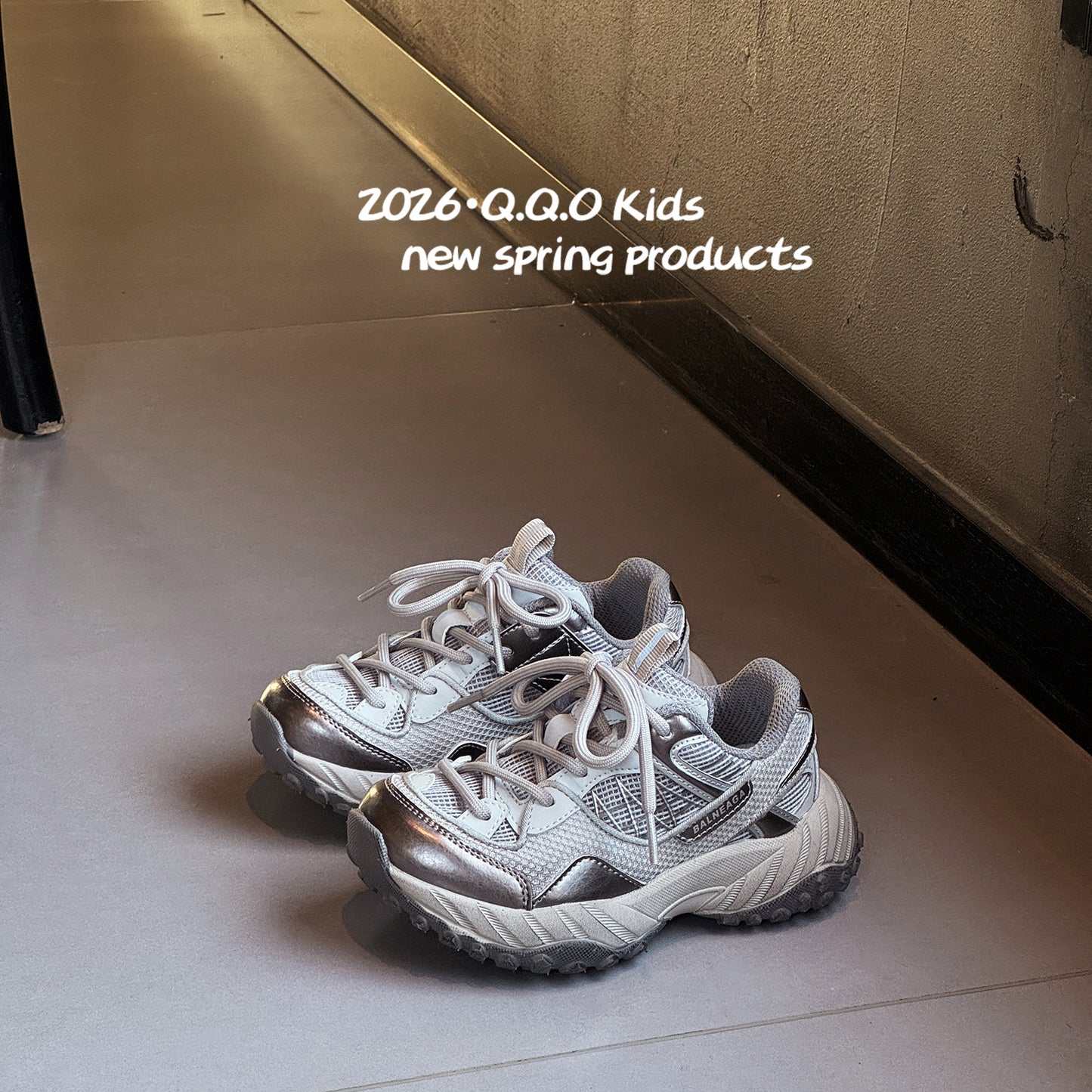 Children's Retro Classic Dad Boys Distressed Brushed Children's Sports Shoes
