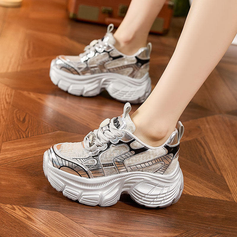 Women's Dad Summer Hollow Mesh Surface Fashionable Sneakers