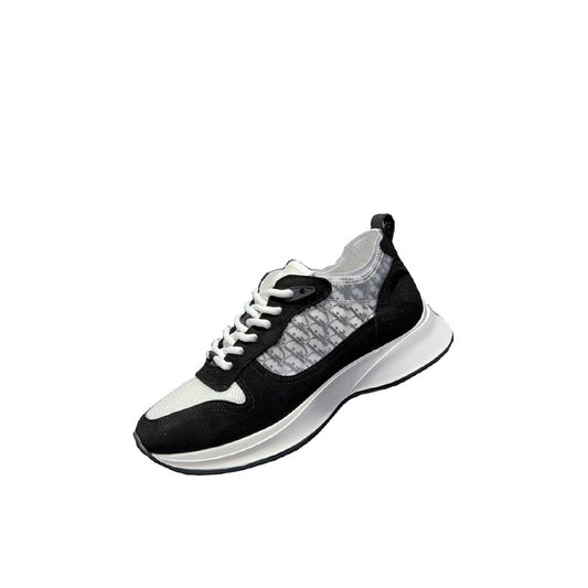 Men's Trendy Letter Home Presbyopic Embroidered Platform Sneakers