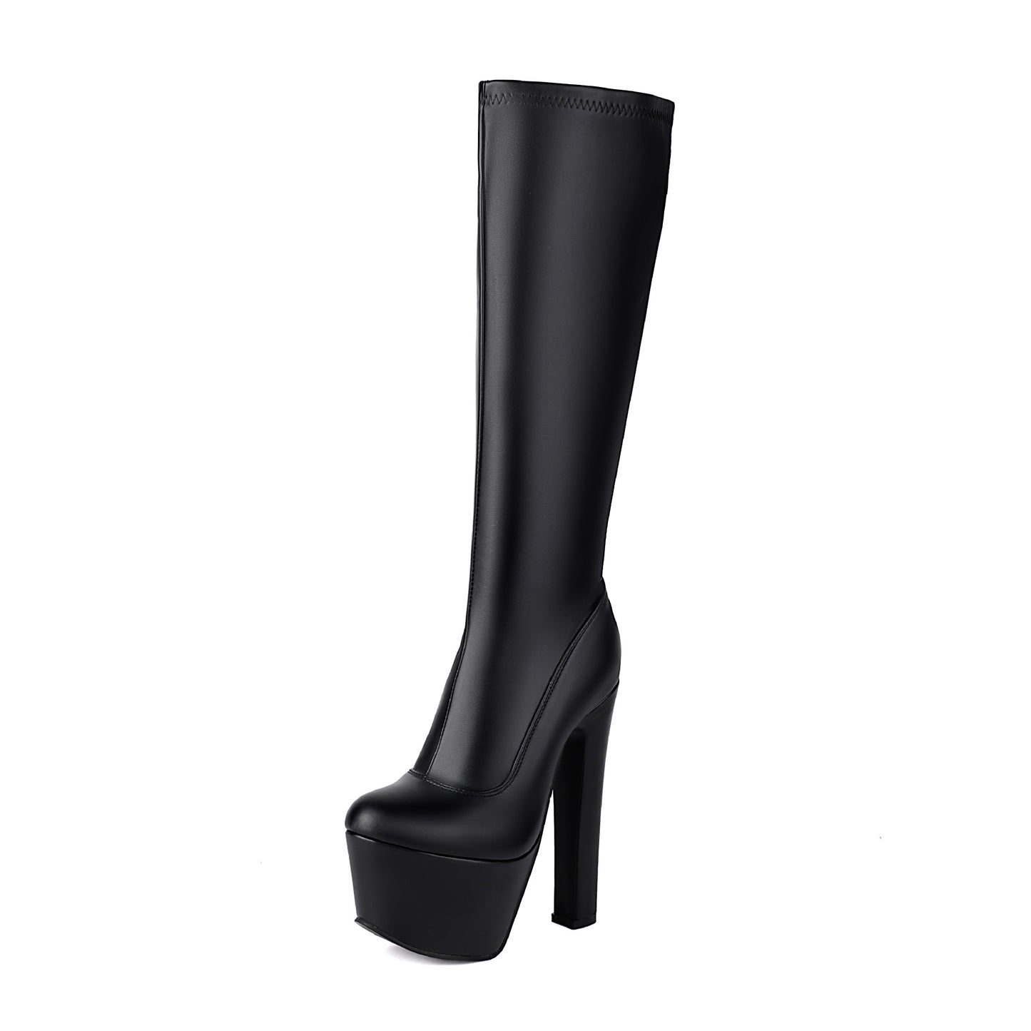 Stylish Women's Plus Size Stovepipe Platform Heels