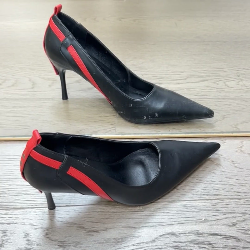 Women's Stiletto Rivet High Design Shallow Mouth Women's Fashion Shoes
