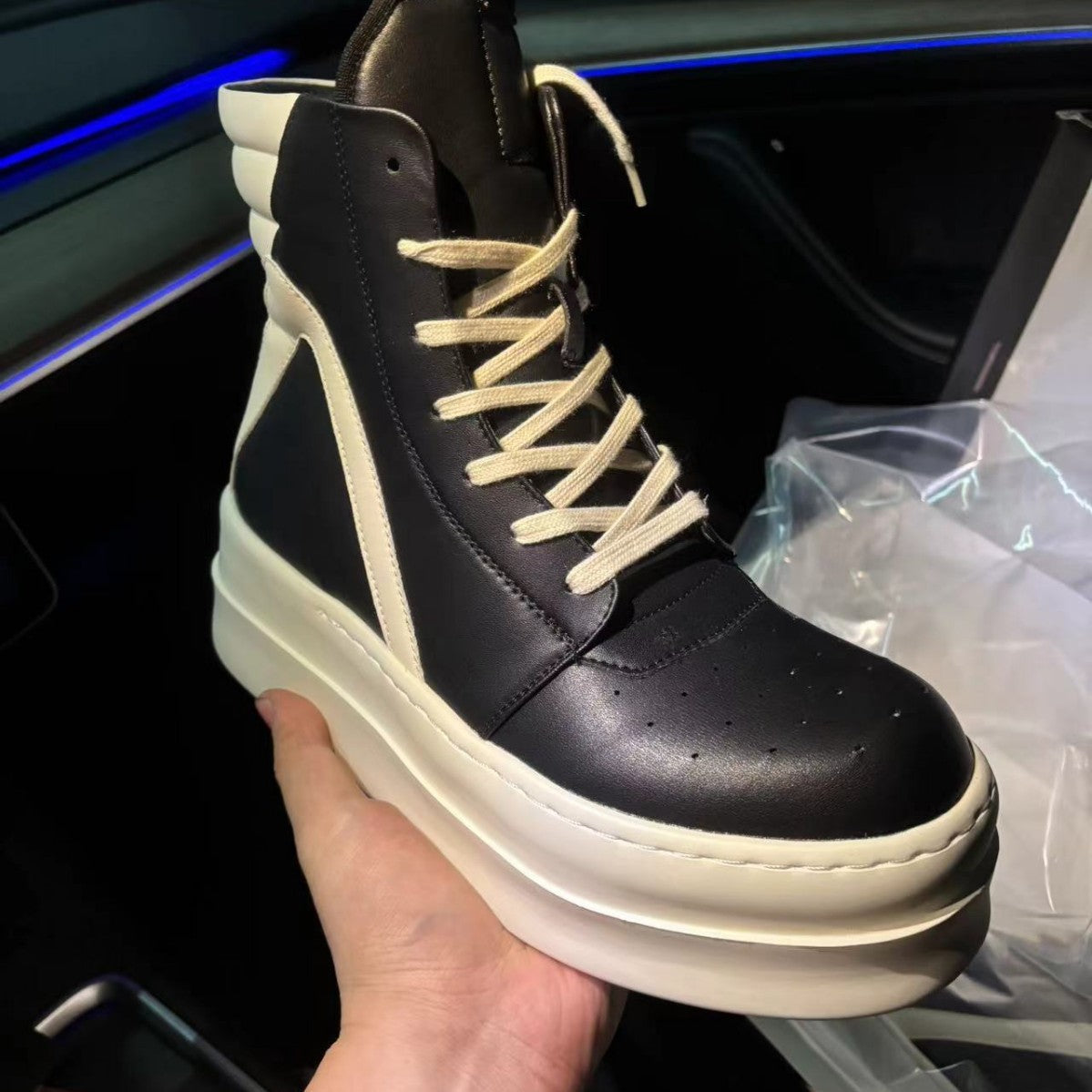 Men's Triangle Board Sports Heighten Retro Big Women's Casual Shoes