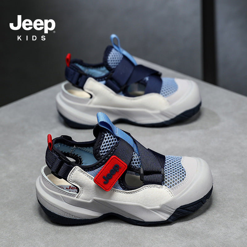 Children's Sports Closed Toe Hollow Outdoor Running Kid's Sandals