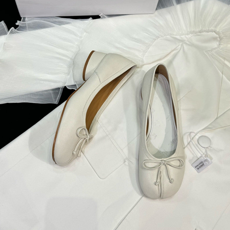 Women's High Version Mid Full Trotter Ballet Heels