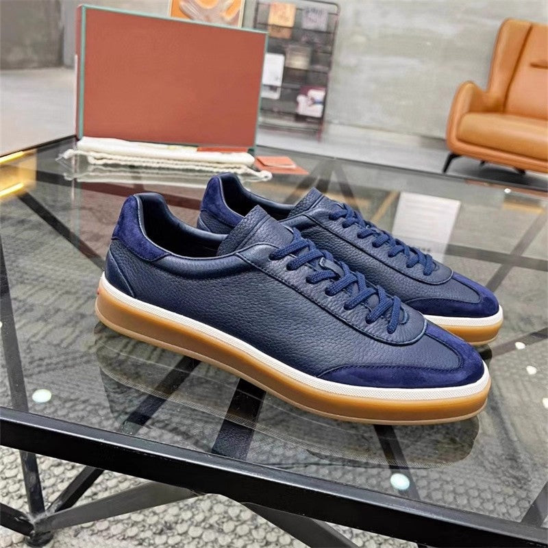 Men's Genuine Retro German Training Fashion Sports Breathable Suede Sneakers