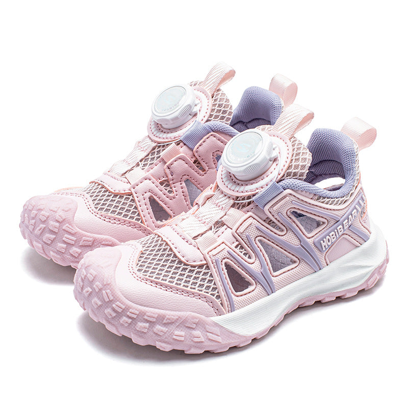 Children's Summer Rotating Buckle Boys Closed Toe Kid's Sandals