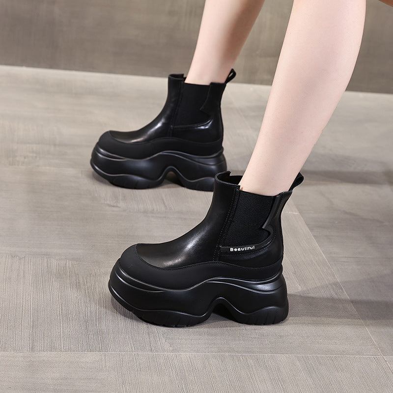Women's Comfortable Beautiful Smoke Pipe Martin Boots
