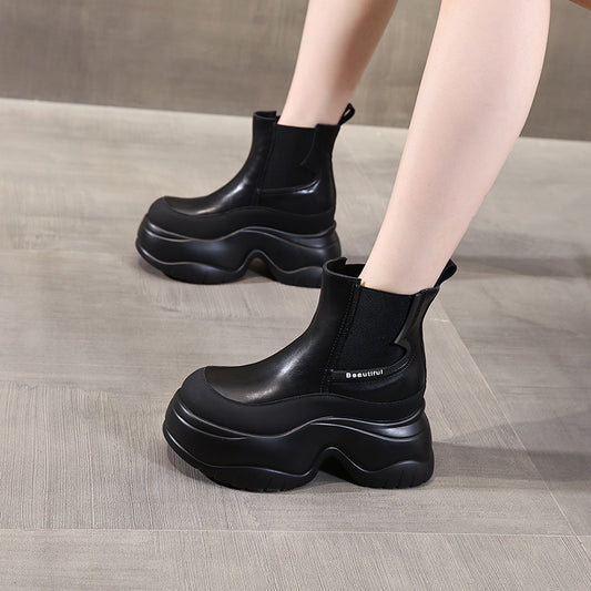 Women's Comfortable Beautiful Smoke Pipe Martin Boots