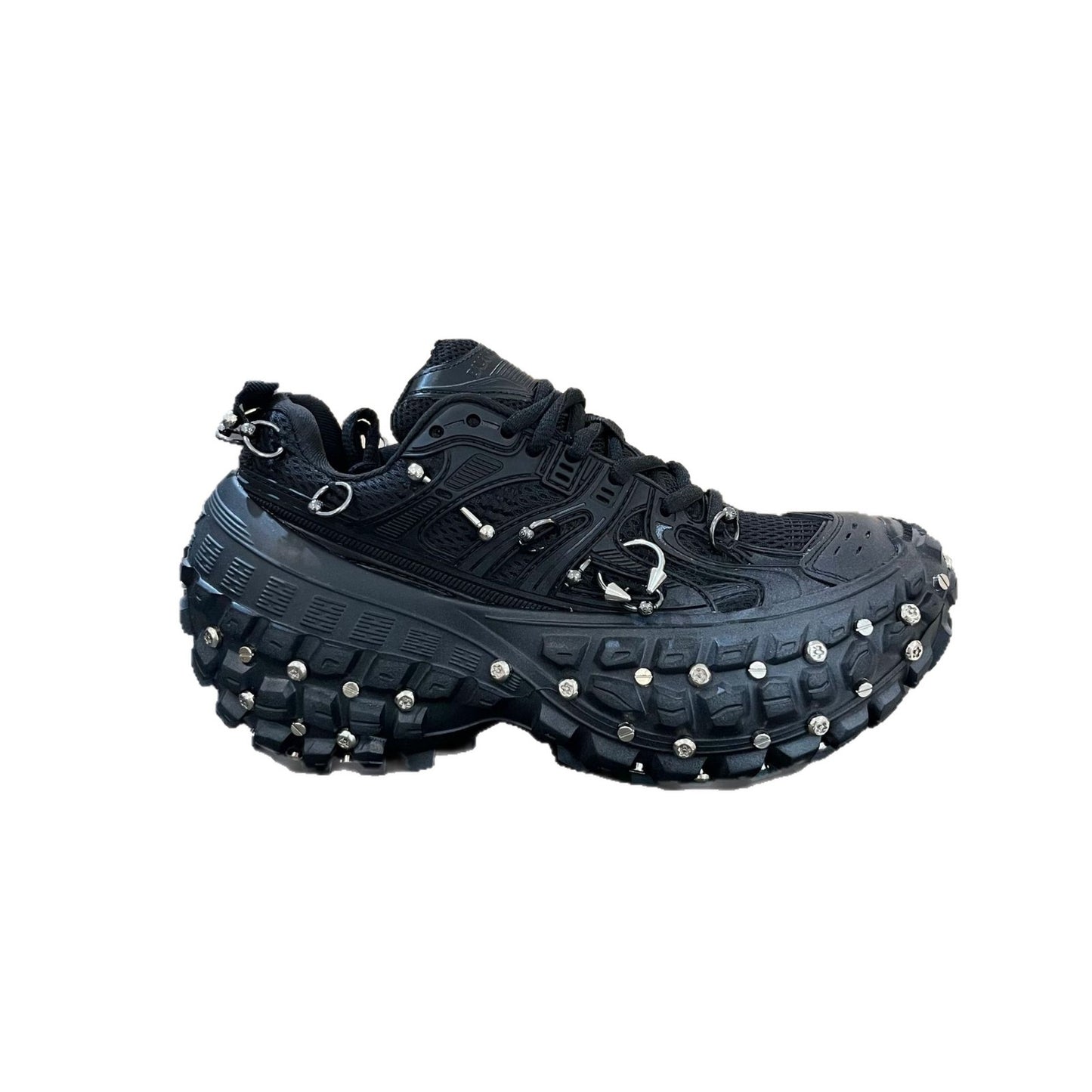 Women's Korean Durian Thick Bottom Height Increasing Rivet Women's Casual Shoes