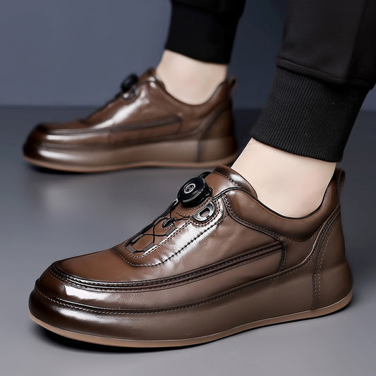 Men's Autumn Rotating Buckle Vintage Skateboard Lightweight Platform Men's Casual Shoes