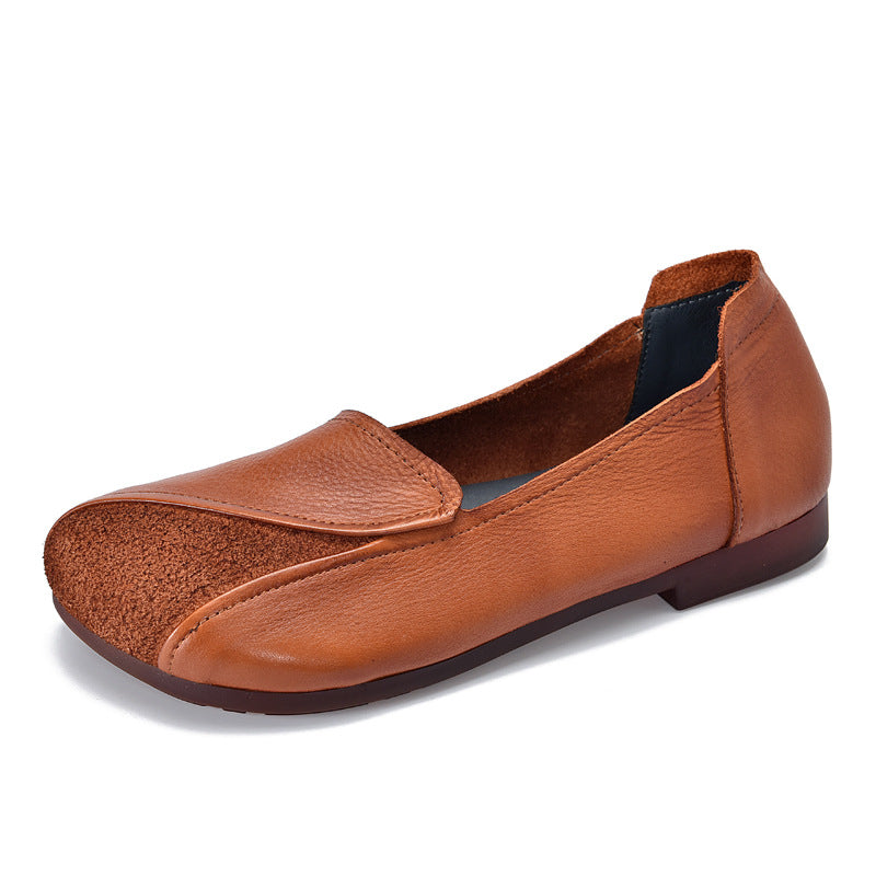 Women's Retro Mori Style Genuine Handmade Soft Bottom Women's Casual Shoes