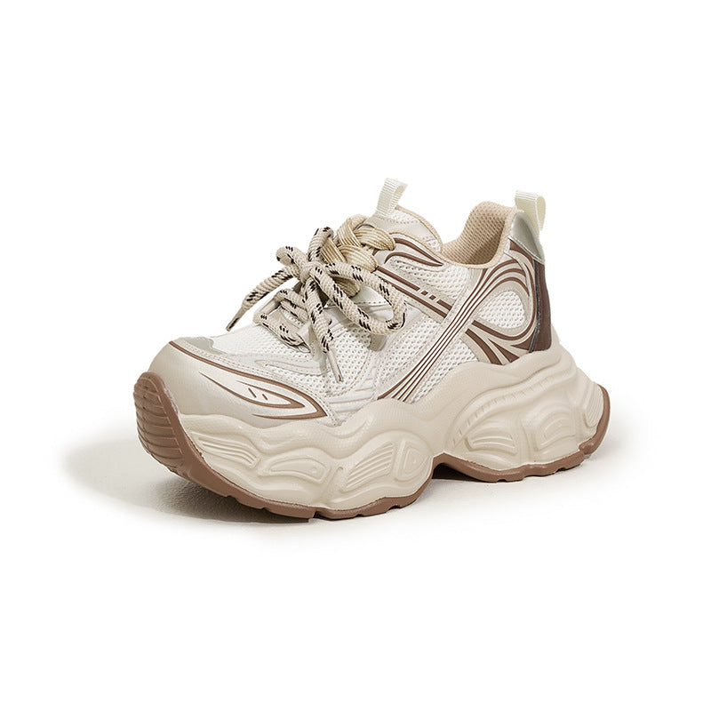 Women's Platform Dad Spring Fashion Mesh Lightweight Women's Sports Shoes