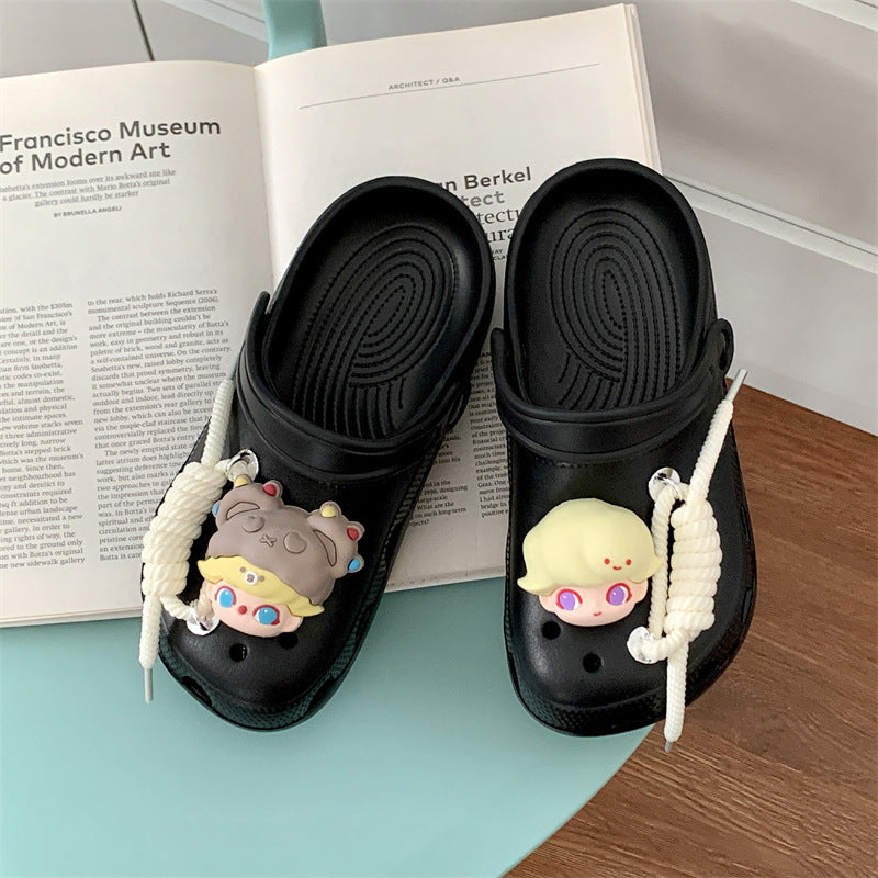 Women's Platform Summer Korean Cute Heart Outer Women's Shoes